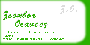 zsombor oravecz business card